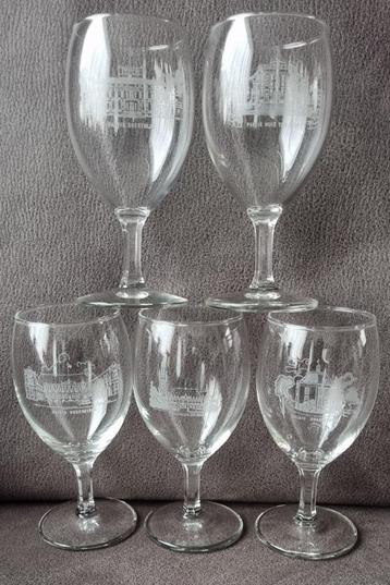 Wijnglazen paleizen 5 stuks beschikbaar voor biedingen