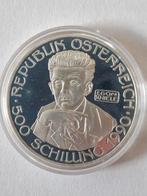 Zilveren 500 Shilling 1990 Oostenrijk Egon Shiele. PROOF., Ophalen of Verzenden, Oostenrijk, Losse munt, Zilver