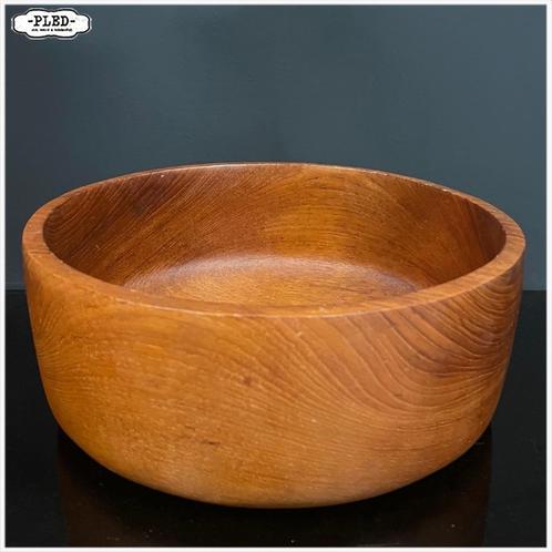 Vintage teakhouten schalen - Deens Design - Seventies, Huis en Inrichting, Woonaccessoires | Schalen en Manden, Gebruikt, Schaal