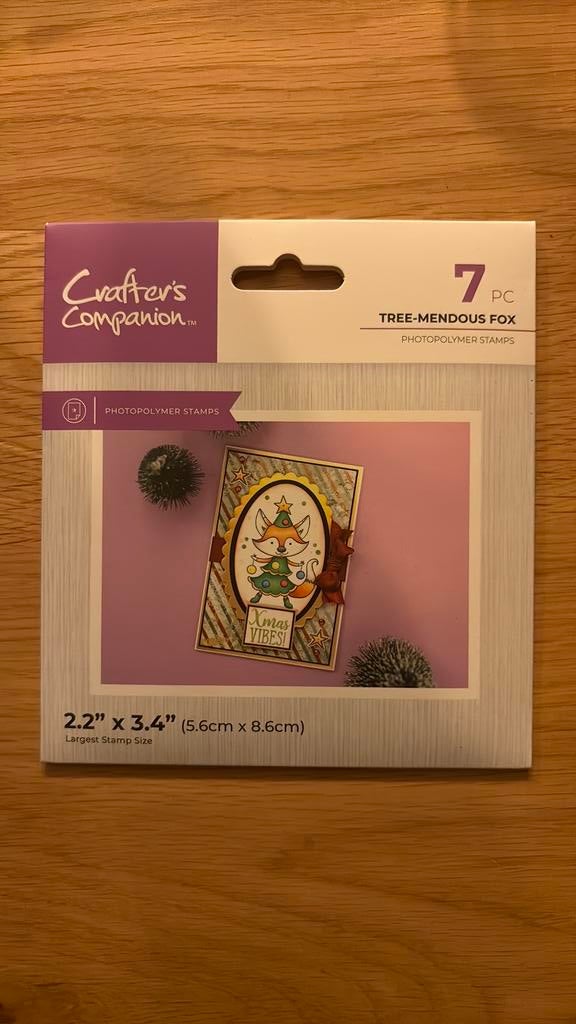 Crafters Companion vos kerst, Ophalen of Verzenden, Zo goed als nieuw