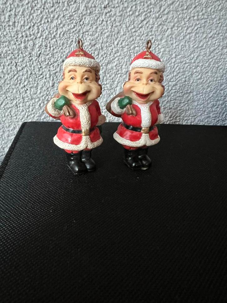 5 Efteling Laaf kersthangers 1998. Vintage, Diversen, Kerst, Zo goed als nieuw, Ophalen of Verzenden