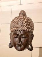 Houten Boeddhahoofd, Huis en Inrichting, Ophalen, Gebruikt