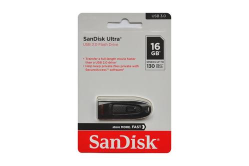 Sandisk Ultra 16GB usb stick, Computers en Software, USB Sticks, Nieuw, 16 GB, Ophalen of Verzenden