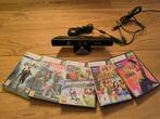 Kinect bewegingscamera met 5 spellen voor xbox 360, 2 spelers, Eén computer, Ophalen of Verzenden, Zo goed als nieuw