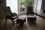 Rieten stoelen, Huis en Inrichting, Stoelen, Ophalen, Gebruikt, Twee, Bruin