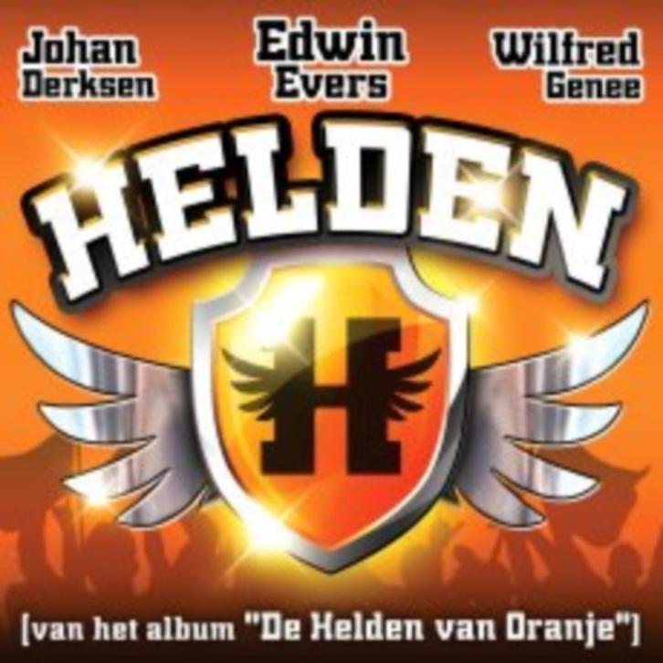 Johan Derksen, Wilfred Genee, Edwin Evers - Helden (PROMO), Cd's en Dvd's, Cd Singles, Ophalen of Verzenden