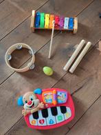 Houten muziek speelgoed, piano Fischer price, trekdier, Ophalen of Verzenden, Zo goed als nieuw, Jongen of Meisje