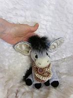 Kleine ezel Punky - pluche Artist bear - 20cm, Verzenden, Nieuw, Stoffen beer, Overige merken
