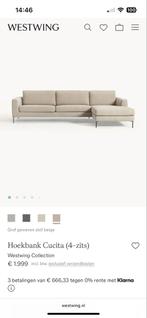 Hoekbank Cucita (4-zits), Ophalen, Zo goed als nieuw, Overige materialen