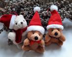 3 Kerst beertjes., Diversen, Kerst, Ophalen of Verzenden, Zo goed als nieuw