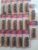 17 pakjes glasparels van 12 mm. bruin, Ophalen of Verzenden, Nieuw, Kraal