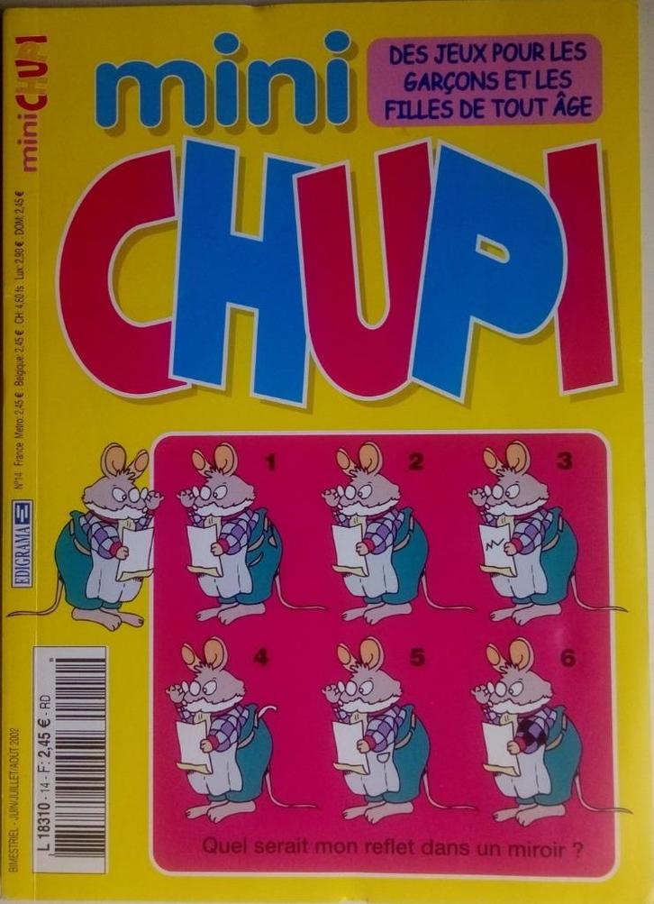 Mini Chupi Jeux, Hobby en Vrije tijd, Denksport en Puzzels, Zo goed als nieuw, Puzzelboek, Verzenden
