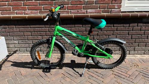Jongensfiets 16 inch, met handremmen en bel, Fietsen en Brommers, Fietsen | Kinderfietsjes, Zo goed als nieuw, 16 tot 20 inch