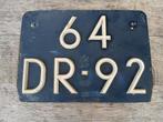 Vintage oldtimer nummerplaat Hollands I.z.g.s., Ophalen of Verzenden