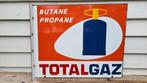 Emaille Reclamebord Totalgaz, Ophalen of Verzenden, Gebruikt, Reclamebord