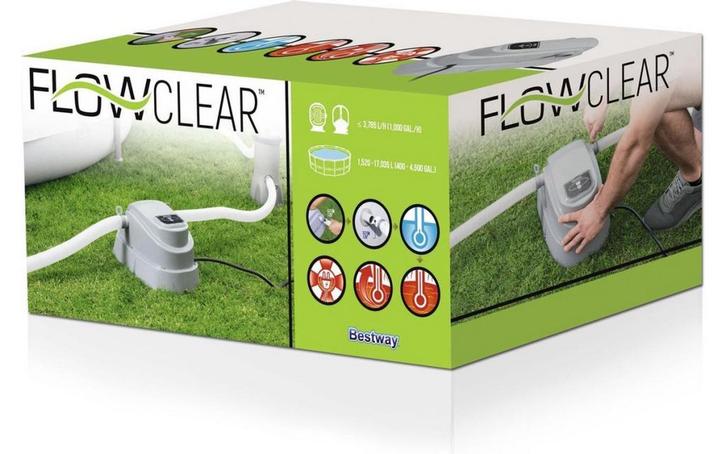 Bestway Flowclear zwembad verwarming – Aankoop 01-06-2025, Tuin en Terras, Zwembad-toebehoren, Zo goed als nieuw, Verzenden
