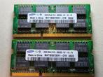 2x2GB RAM SODIMM DDR3 1066Mhz, Computers en Software, RAM geheugen, DDR3, Ophalen of Verzenden, Zo goed als nieuw, Laptop