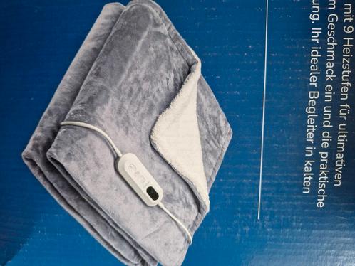 Bloomfold electrische fleece deken, Huis en Inrichting, Slaapkamer | Beddengoed, Nieuw, Overige typen, Tweepersoons, Grijs, Ophalen