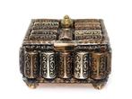 Prachtig Antiek Koper Brons Ottomaans Juwelen Kistje, Verzenden