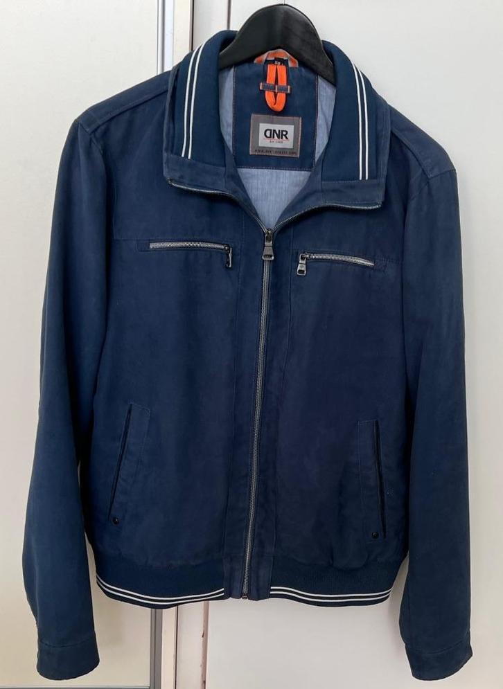 DNR heren jack tussendoor jas maat M/50 , Kleding | Heren, Jassen | Winter, Zo goed als nieuw, Maat 48/50 (M), Blauw, Ophalen of Verzenden