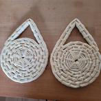 2 rieten pannenonderzetters zgan, Ophalen of Verzenden, Zo goed als nieuw, Pot of Pan