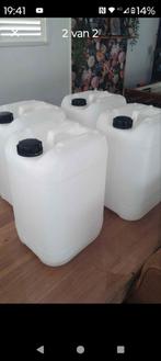 Jerrycans 25 liter, Tuin en Terras, Regentonnen, Minder dan 75 liter, Ophalen of Verzenden, Zo goed als nieuw