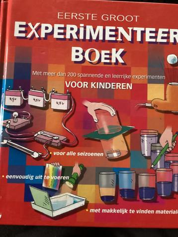 EXPERIMENTEER BOEK VOOR KINDEREN. beschikbaar voor biedingen