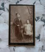 Carte de Visite B9 - Broer en zusje - Utrecht, Gebruikt, Verzenden, Foto, Voor 1940