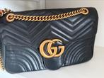 Gucci Marmont big, Ophalen of Verzenden, Zo goed als nieuw, Zwart, Handtas