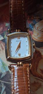 PULSAR armband klok met bruin lederen band ., Ophalen of Verzenden, Gebruikt