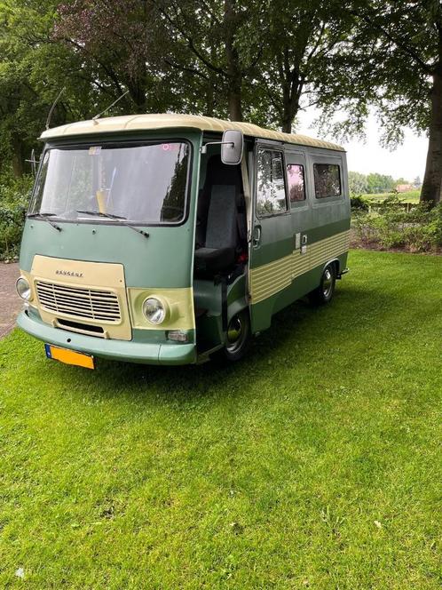 Peugeot J7 Camper Oldtimer (1975). Belasting- en APK vrij!, Caravans en Kamperen, Campers, Particulier, tot en met 3, Buscamper of Camperbus