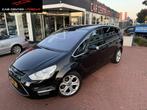 Ford S-Max 1.6 EcoBoost Titanuim 7p vol opties, Auto's, Ford, Voorwielaandrijving, Gebruikt, Zwart, 4 cilinders