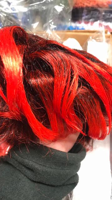 Zwart/rodepruiken kort nieuw beschikbaar voor biedingen