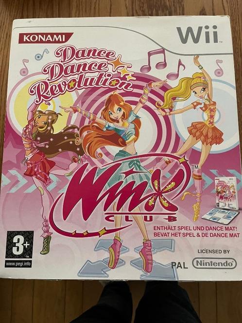 Wii Winx Club Dance Dance Revolution met dansmat, Spelcomputers en Games, Games | Nintendo Wii, Nieuw, Muziek, 3 spelers of meer