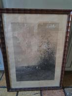 Antieke gravure koeien, Ophalen
