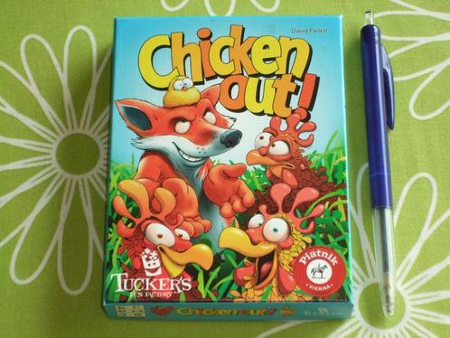 Chicken out - kaartspel, Hobby en Vrije tijd, Gezelschapsspellen | Kaartspellen, Zo goed als nieuw, Een of twee spelers, Drie of vier spelers