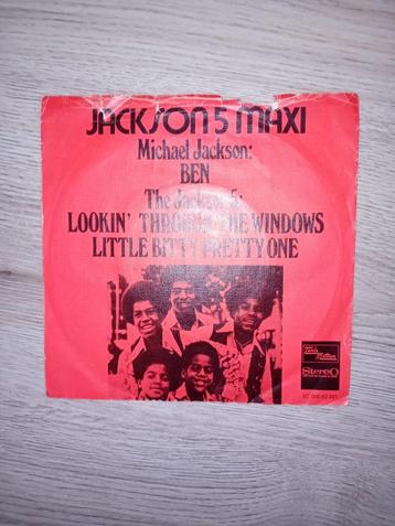 Jackson 5 Maxi Single - Ben, Lookin' Through the Windows beschikbaar voor biedingen