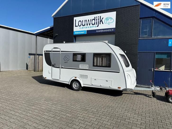 KNAUS Sport 420 QD ’19 (Vastbed 205cm, Treinzit), Caravans en Kamperen, Caravans, Bedrijf, tot en met 4, 1000 - 1250 kg, Treinzit