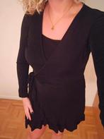 Zwarte glitterjurk ️, Maat 38/40 (M), Zwart, Ophalen of Verzenden, Boven de knie