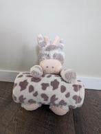 Zachte giraffe knuffel met bijbehorende kleed/deken., Ophalen of Verzenden, Zo goed als nieuw, Overige typen