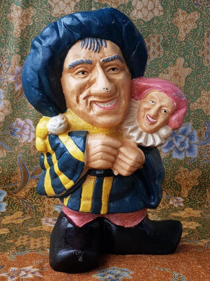 Zware vintage Jan Klaassen deurstopper uit Engeland 31,5 cm., Antiek en Kunst, Antiek | Woonaccessoires, Ophalen of Verzenden