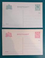 2x Briefkaart Wilhelmina 1918/1919 G.99/103, Verzenden, Briefkaart