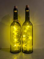 Prachtige kerstverlichting in wijnfles, 8 stuks, Ophalen, Zo goed als nieuw