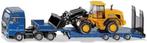 siku 1790, MAN Vrachtwagen met dieplader en JCB-shovel, SIKU, Nieuw, Ophalen of Verzenden, X