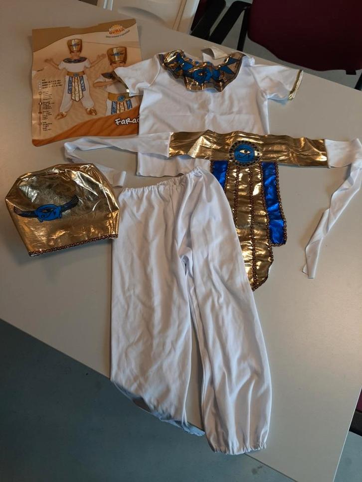 Farao Kostuum - Carnaval of Verkleedpartij!, Kinderen en Baby's, Carnavalskleding en Verkleedspullen, Gebruikt, Jongen of Meisje