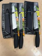 3 x nieuw Excellent Houseware Messen, Kunststof, Nieuw, Ophalen of Verzenden, Vaatwasserbestendig