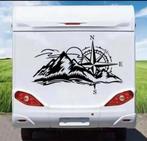 56*36cm Kompas Windroos Auto Sticker - Camper, Caravan, Auto, Caravans en Kamperen, Verzenden, Nieuw
