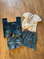 Kledingbundel XS/34 - Jeans, rok, top, shorts, Kleding | Dames, Ophalen of Verzenden, Zo goed als nieuw, Blauw, W27 (confectie 34) of kleiner
