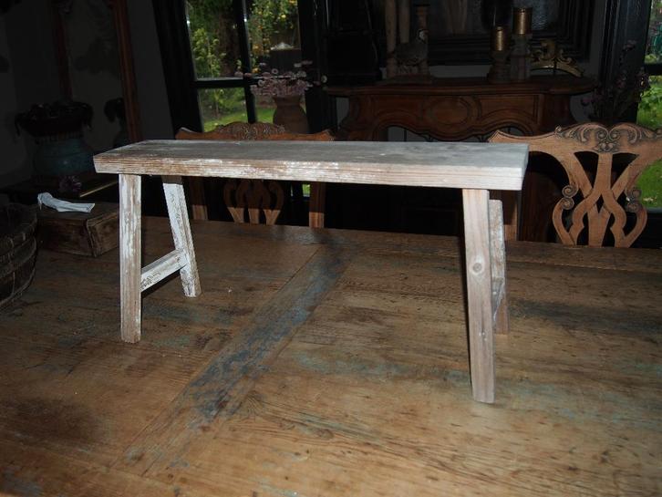 Kleine bankje/Vensterbankkruk, Huis en Inrichting, Woonaccessoires | Overige, Gebruikt, Ophalen of Verzenden