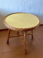 rieten salontafel, Ophalen, Overige materialen, Gebruikt, 50 tot 100 cm